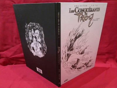 Les Conquérants de Troy, tome 3, La bataille de Port-Fleuri (tirage Noir & Blanc, dédicacé).