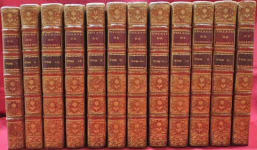 Théâtre de P. CORNEILLE, Avec des Commentaires, et autres morceaux intéressans (intéressants) (12 volumes).