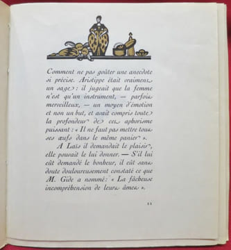 Annotation sentimentale. Bois gravés de P. A. Moras.. TINAN, Jean le Barbier de (dit Jean de Tinan).