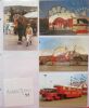 Album contenant des Cartes postales des différents Cirques : Cirque Arlette GRUSS, 1990-91-93, 9 cartes couleurs - Alexis GRUSS, 1991, 8 cartes en ...