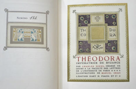 Théodora Impératrice de Byzance. Par Charles DIEHL, chargé de cours à la Faculté de Lettres de l'Université de Paris. Illustrations de Manuel ORAZI.. ...