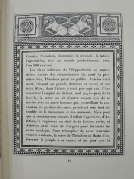 Théodora Impératrice de Byzance. Par Charles DIEHL, chargé de cours à la Faculté de Lettres de l'Université de Paris. Illustrations de Manuel ORAZI.. ...