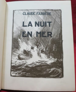 La Nuit en mer. Lithographies de Charles Fouqueray.