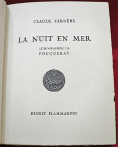 La Nuit en mer. Lithographies de Charles Fouqueray.