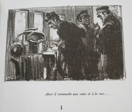 La Nuit en mer. Lithographies de Charles Fouqueray.. FARRERE, Claude (nom de plume de Frédéric-Charles-Pierre-Edouard Bargone) - Charles Fouqueray.