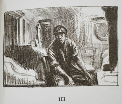 La Nuit en mer. Lithographies de Charles Fouqueray.. FARRERE, Claude (nom de plume de Frédéric-Charles-Pierre-Edouard Bargone) - Charles Fouqueray.