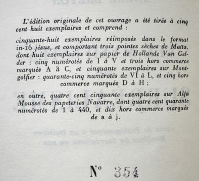 Les manifestes du surréalisme suivis de Prolégomènes à un troisième manifeste du surréalisme ou non.. BRETON, André.
