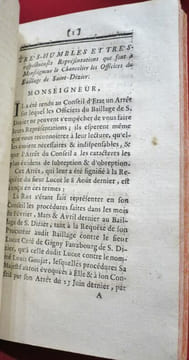 [Recueil de textes concernant le droit] 1. Tres Humbles et tres respectueuses REMONTRANCES que presentent AU ROY, Notre tres honoré souverain ...