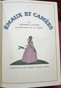 Emaux et Camées. Illustrations et ornementation de A.-E MARTY.. GAUTIER, Théophile - MARTY, A.-E.
