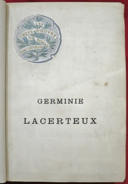 Germinie Lacerteux. Dix compositions par JEANNIOT, gravées à l'eau-forte par l'eau-forte par L. Muller.. GONCOURT, Edmond et Jules - JEANNIOT - ...