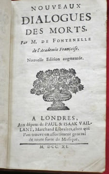 Oeuvres diverses,Tome premier qui contient : Les Nouveaux Dialogues des Morts, Le Jugement de Pluton, Sur les deux Parties des Dialogues des Morts - ...