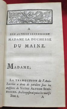 L'Anti-Lucrèce, Poëme sur la religion naturelle, composé par M. le Cardinal DE POLIGNAC ; Traduit par M. De Bougainville, Secrétaire pertpétuel de ...