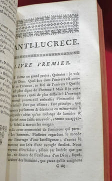 L'Anti-Lucrèce, Poëme sur la religion naturelle, composé par M. le Cardinal DE POLIGNAC ; Traduit par M. De Bougainville, Secrétaire pertpétuel de ...