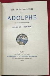 Adolphe. Illustrations en couleurs par Serge de Solomko.