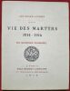 Vie des Martyrs, 1914-1916, de Georges Duhamel. Bois gravés de Jean Lébédeff.. DUHAMEL, Georges - Jean Lébédeff.