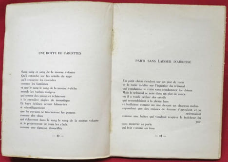 De derrière les Fagots. . PERET, Benjamin.