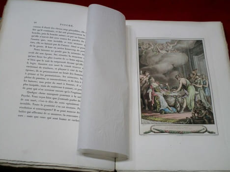 Les Amours de Psyché et de Cupidon, suivies d'Adonis, Poëme. Nouvelle édition ornée de 26 figures de Borel gravées en couleurs par Vigna-Vigneron.. LA ...