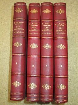 LES MERVEILLES DE LA SCIENCE ou description populaire des inventions modernes (4 volumes).. FIGUIER Louis