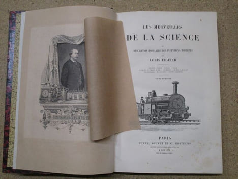 LES MERVEILLES DE LA SCIENCE ou description populaire des inventions modernes (4 volumes).. FIGUIER Louis