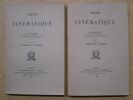 Leçons de cinématique (2 volumes).. BRICARD Raoul