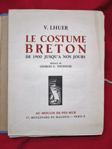 Le costume breton de 1900 jusqu'à nos jours.