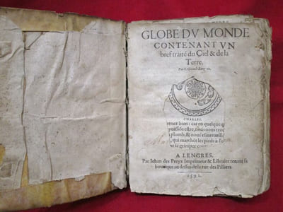 Globe du monde contenant un bref traité du Ciel & (et) de la Terre.