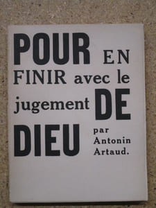 Pour en finir avec le jugement de Dieu : émission radiophonique enregistrée le 28 novembre 1947.