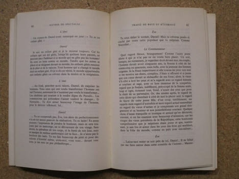 Oeuvres de spectacle : Traité de bave et d'éternité / La marche des jongleurs / Apologie d'Isidore Isou.. ISOU Isidore