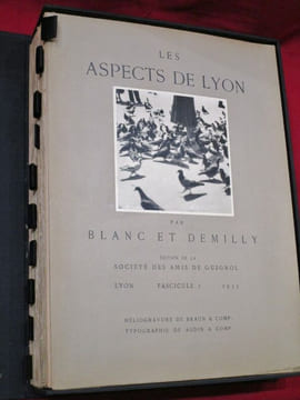 Les Aspects de Lyon par Blanc et Demilly. Héliogravure de Braun & Comp., Typographie de Audin &Comp.. BLANC, Théo - DEMILLY, Antoine - GODART, Justin.