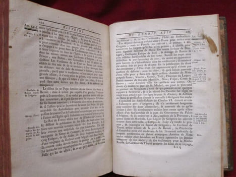 Histoire des Souverains Pontifes qui ont siégé dans Avignon.. undefined