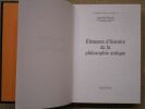 Eléments d'histoire de la philosophie antique.. DUMONT Jean-Paul