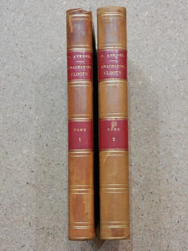 Anacharsis Cloots, l'orateur du genre humain (2 volumes).. AVENEL Georges