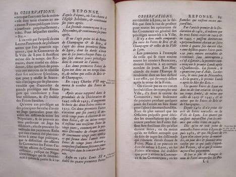 Recueil de pieces et mémoires concernant Le Réglement à faire entre la Jurisdiction de la Conservation de Lyon, & les Jurisdictions Consulaires.. ...