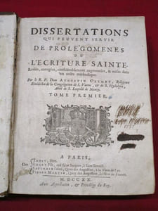Dissertations qui peuvent servir de prolégomenes de l'Ecriture Sainte. Revûës, corrigées, considérablement augmentées, & mises dans un ordre méthodique.