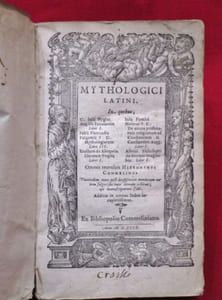 Mythologici latini. In quibus, C. Iulii Hygini Aug. Li. Fabularum Liber I. Fabii Planciadis Fulgentii V. C. Mythologiarum Libri III.[...] Omnes recensuit Hironymus Commelinus. 