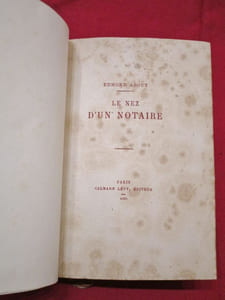 Le nez d'un notaire.