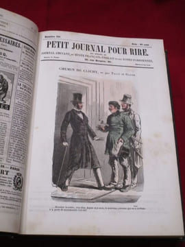 Petit Journal pour rire. Aux bureaux du Journal amusant, du musée français-anglais et des modes parisiennes. (1ère série, n°1 à 501/671, 5 volumes). ...