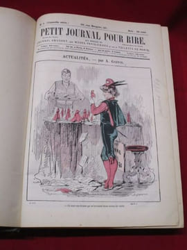 Petit Journal pour rire. Aux bureaux du Journal amusant, du musée français-anglais et des modes parisiennes.(2ème série ou "Nouvelle série", n°1 à ...