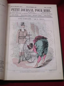 Petit Journal pour rire. Aux bureaux du Journal amusant, du musée français-anglais et des modes parisiennes.(2ème série ou "Nouvelle série", n°1 à 200/313, 2 volumes)