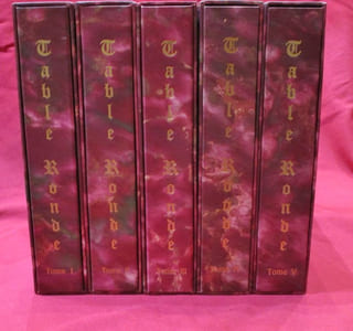 Les Romans de La Table Ronde : Tome 1 : Le Roi Artus - Tome 2 : Les Combats d'Artus - Tome 3 : Lancelot du Lac - Tome 4 : La Quête du Graal - Tome 5 : La Mort d'Artus (5 volumes).