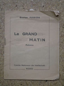 Le grand matin (poèmes).