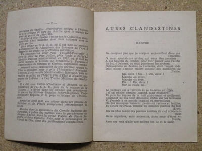 Aubes clandestines.