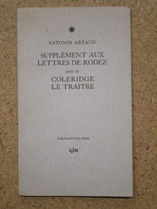 Supplément aux lettres de Rodez. Suivi de Coleridge le traître.