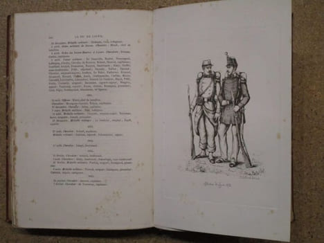 Historique du 82e Régiment d'Infanterie de ligne et du 7e Régiment d'Infanterie légère. Avec les différents types d'uniformes de l'infanterie légère ...
