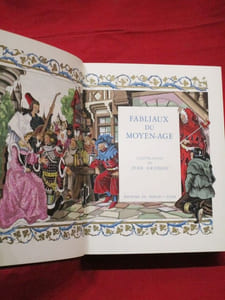 Fabliaux du Moyen Âge. Aquarelles de Jean GRADASSI.