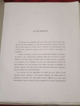 Le Métier de la Soie en France (1466-1815), suivi d'un historique de la toile imprimée (1759-1815).. CLOUZOT, Henri