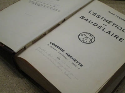 L'esthétique de Baudelaire.
