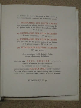 L'Eloge de la Folie par Erasme dans la traduction de Gueudeville, avec des pointes sèches originales de Maurice Leroy.. ERASME, Erasme de Rotterdam ...
