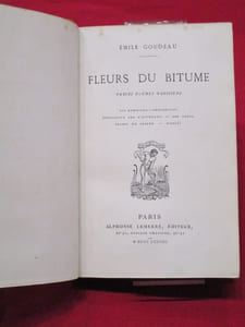 Fleurs du bitume, petits poëmes (poèmes) parisiens : Les romaines, Chavirette, Cueillette sur l'asphalte, Les grecs, Saison de spleen, Sifflé.