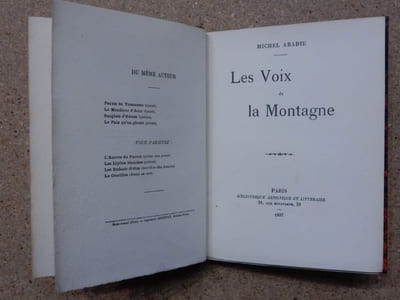 Les voix de la montagne.